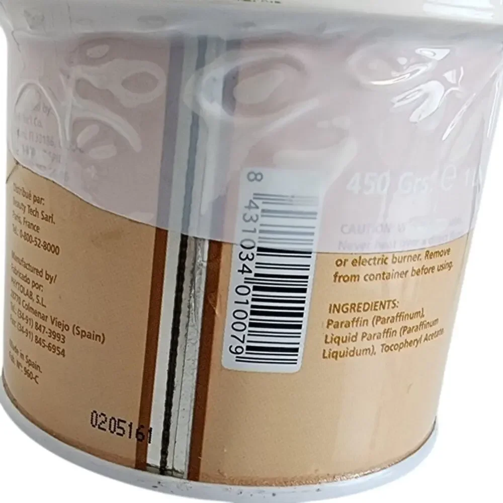 Depileve Pure White Paraffin Wax For Hands & Feet 14.1 oz/ 400g NEW Sealed